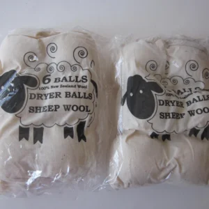 12 Balls - 100% New Zealand Wool Laundry Dryer Balls Sheep Wool.