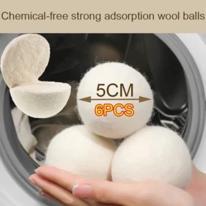 Wool Dryer Balls Organic Wool Natural Laundry Fabric Softener Antistatic
