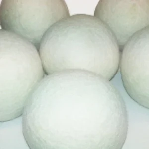 6-PACK XL Natural Wool Dryer Balls | Fabric Softener Alternative - 100% Organic