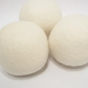 3-PACK - XL Organic Wool Dryer Balls - Premium Quality 100% New Zealand Wool